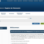 EP-Dokumentenregister