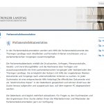 Thüringen - Parlamentsdokumentation